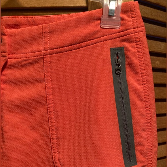 Annika Cutter and Buck Orange Golf Bermuda Shorts - Picture 4 of 12